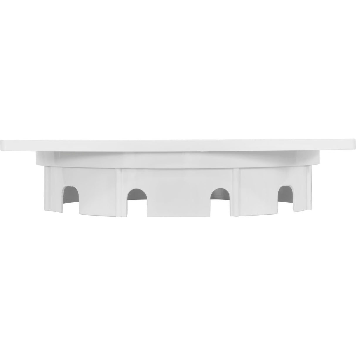 Square Lid And Collar Assembly, White : 25538-900-000 - Custom Molded Products - 25538-900-000 - PartsForSpas.com