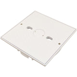 Square Lid And Collar Assembly, White : 25538-900-000 - Custom Molded Products - 25538-900-000 - PartsForSpas.com