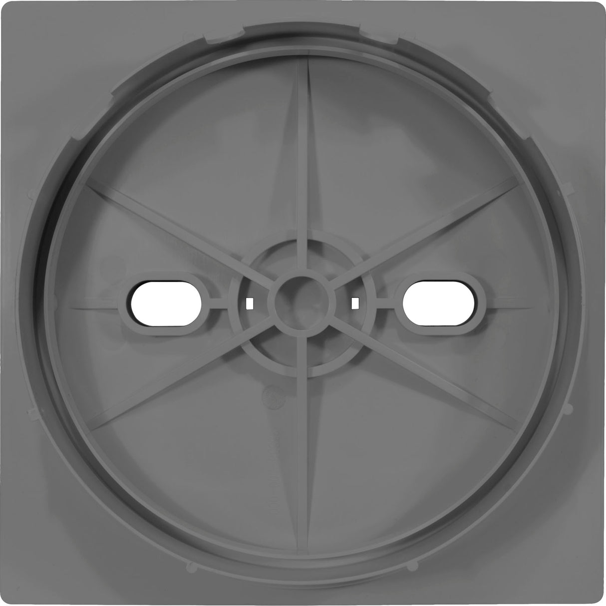 Square Lid And Collar Assembly, Gray : 25538-901-000 - Custom Molded Products - 25538-901-000 - PartsForSpas.com