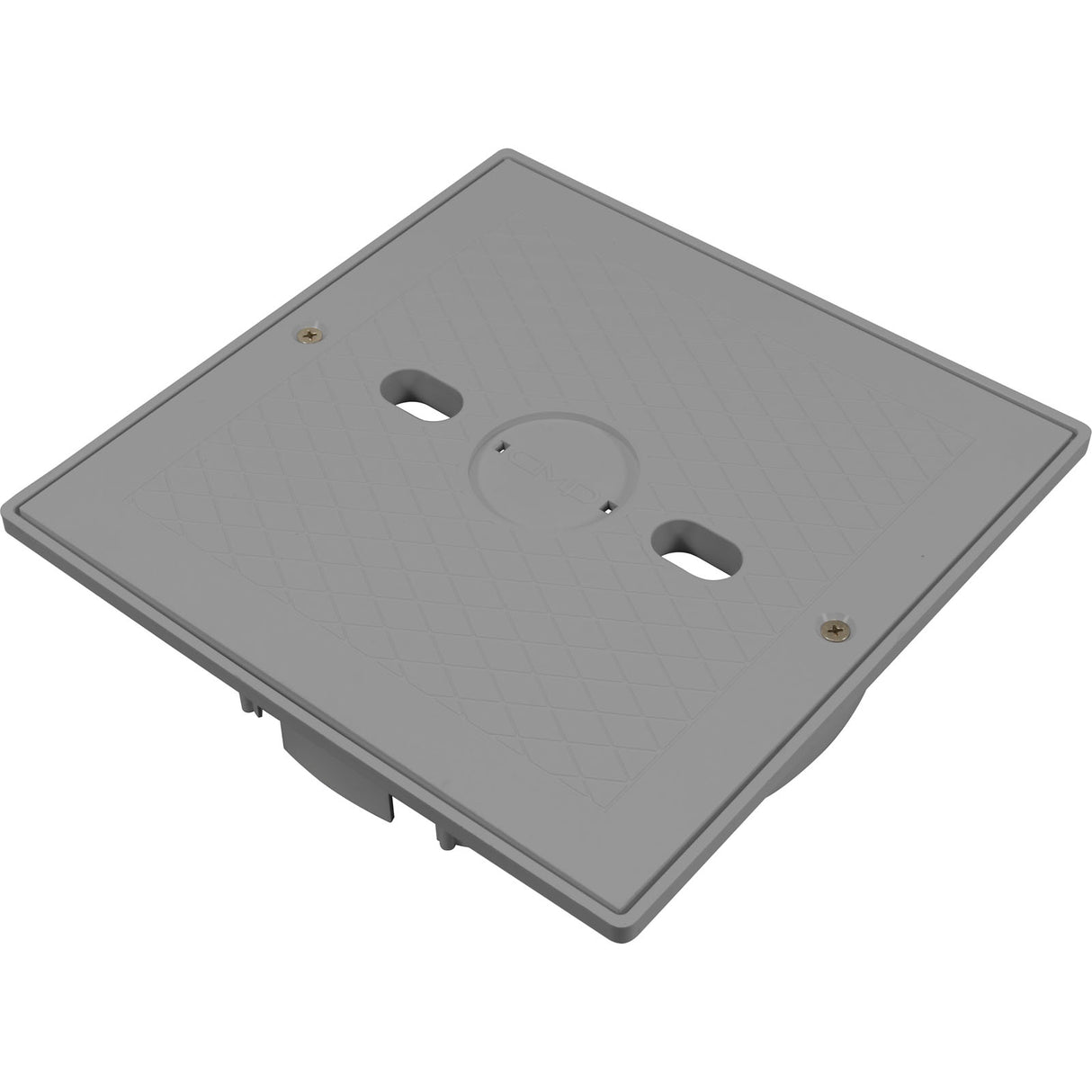Square Lid And Collar Assembly, Gray : 25538-901-000 - Custom Molded Products - 25538-901-000 - PartsForSpas.com