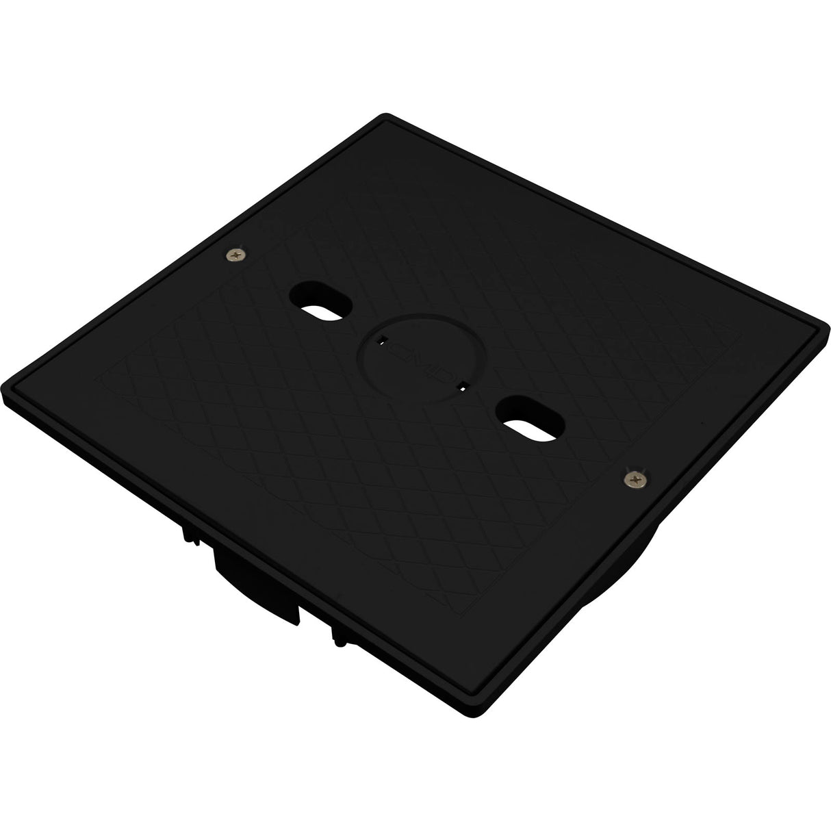 Square Lid And Collar Assembly, Black : 25538-904-000 - Custom Molded Products - 849640008621 - PartsForSpas.com
