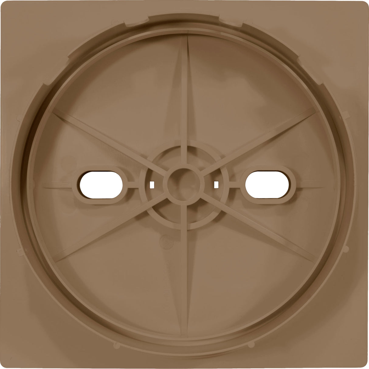 Square Lid And Collar Assembly, Tan : 25538-909-000 - Custom Molded Products - 849640008638 - PartsForSpas.com