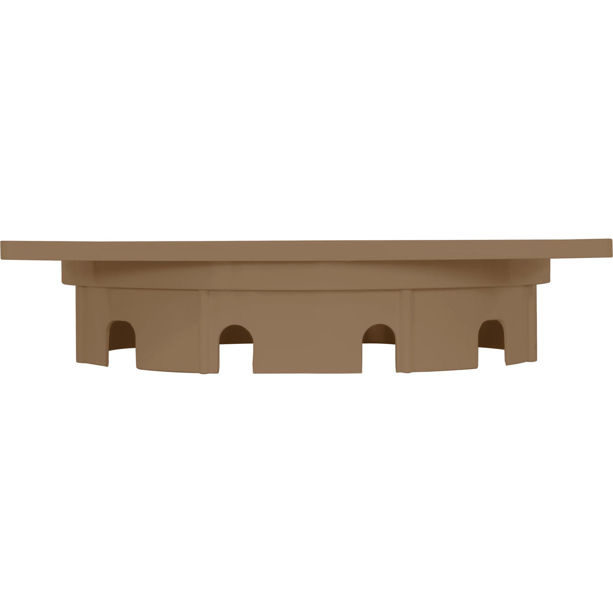 Square Lid And Collar Assembly, Tan : 25538-909-000 - Custom Molded Products - 849640008638 - PartsForSpas.com