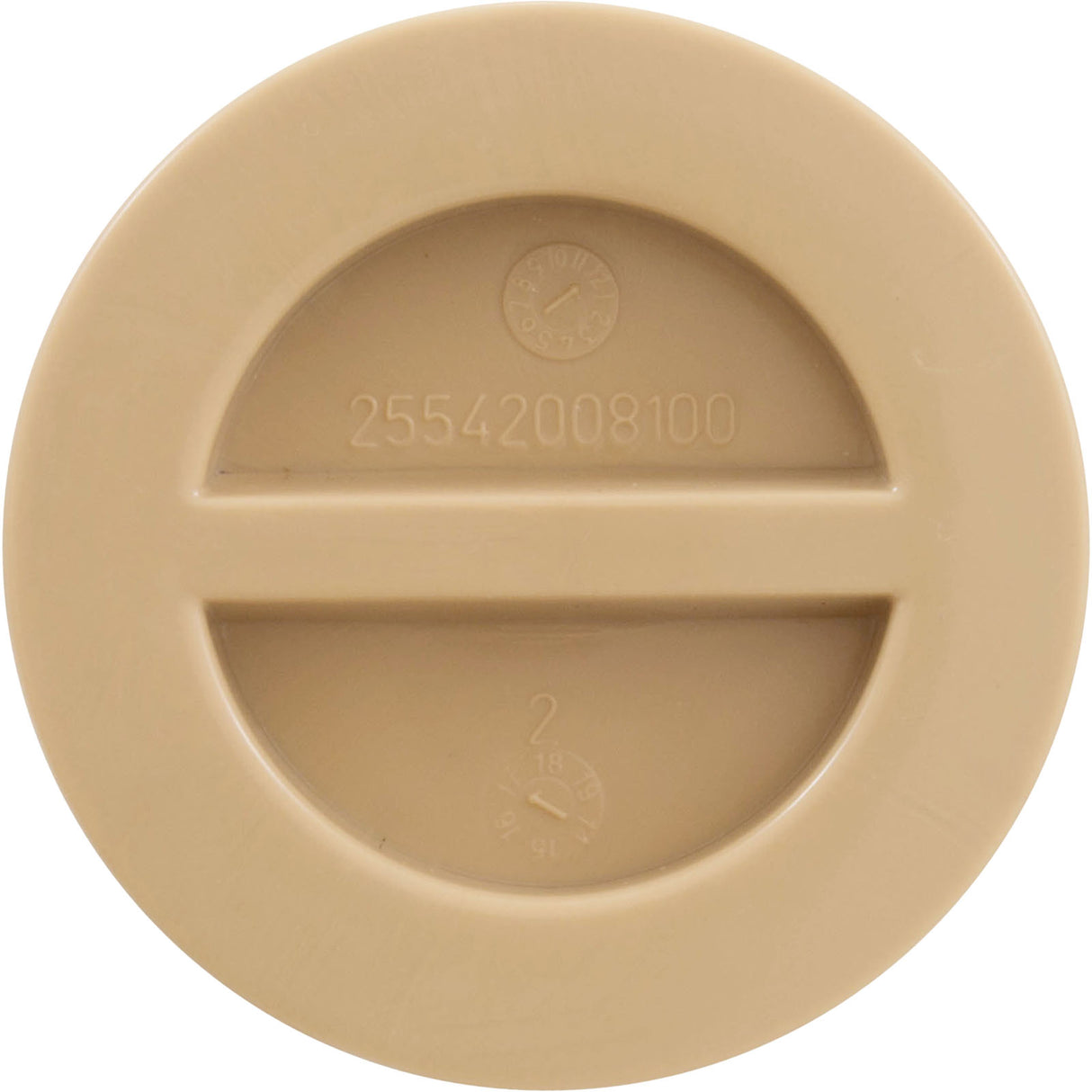 1.5In Npt Flat Plug, Tan : 25542-009-000