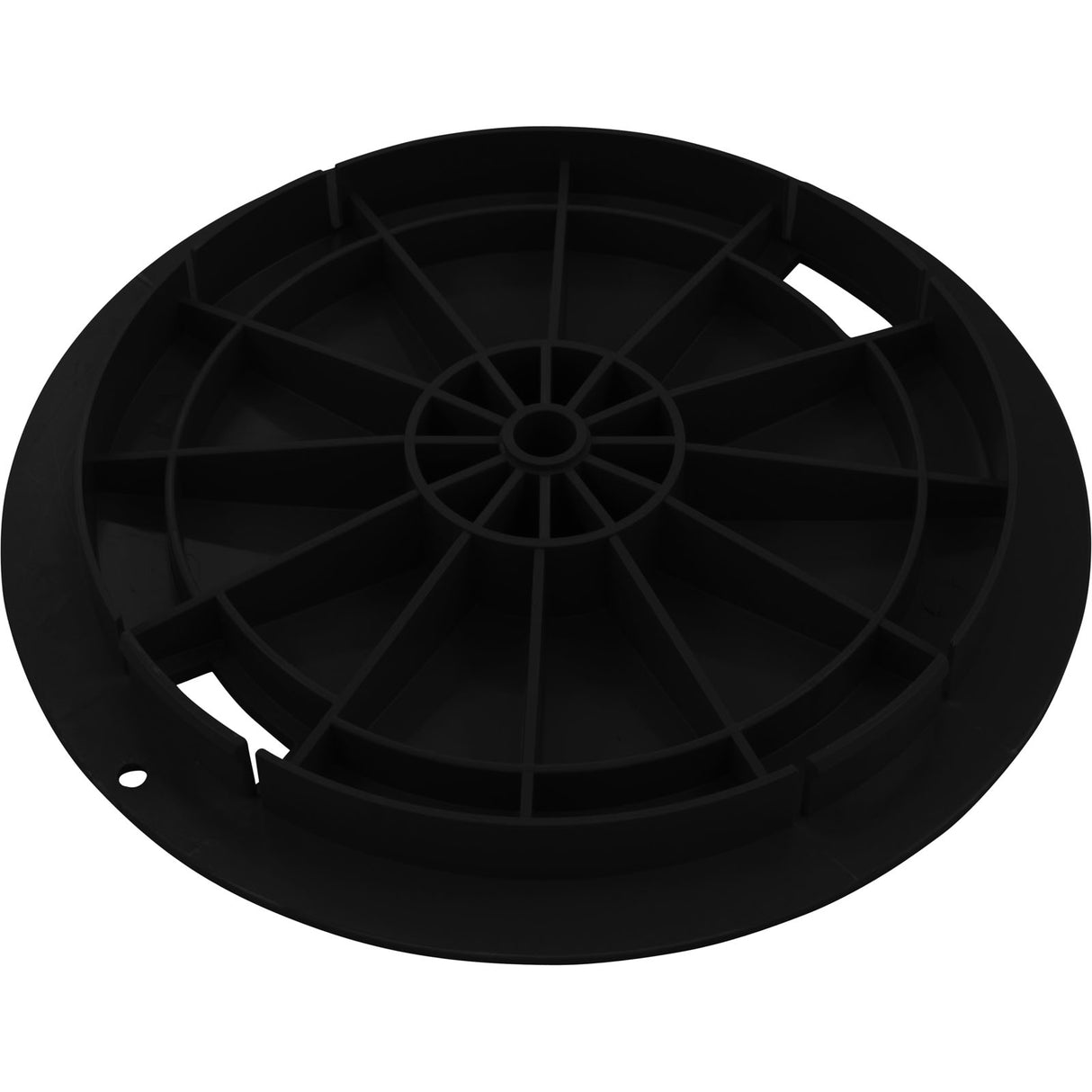 Skimmer Cover (Round) Black : 25544-004-000 - Custom Molded Products - 849640009741 - PartsForSpas.com
