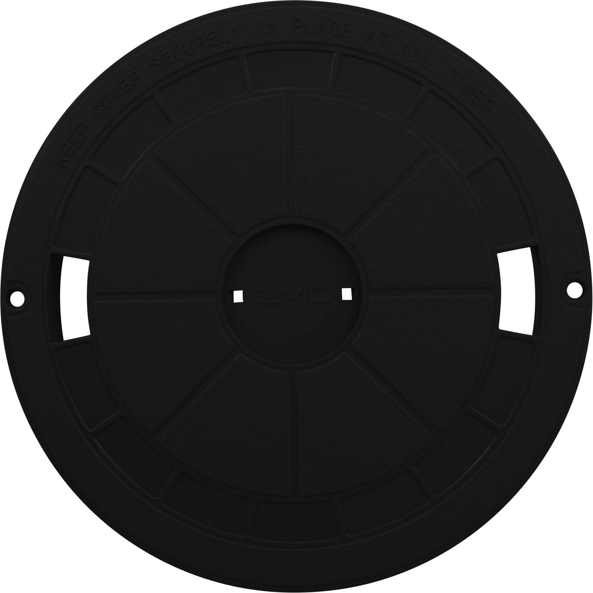 Skimmer Cover (Round) Black : 25544-004-000 - Custom Molded Products - 849640009741 - PartsForSpas.com