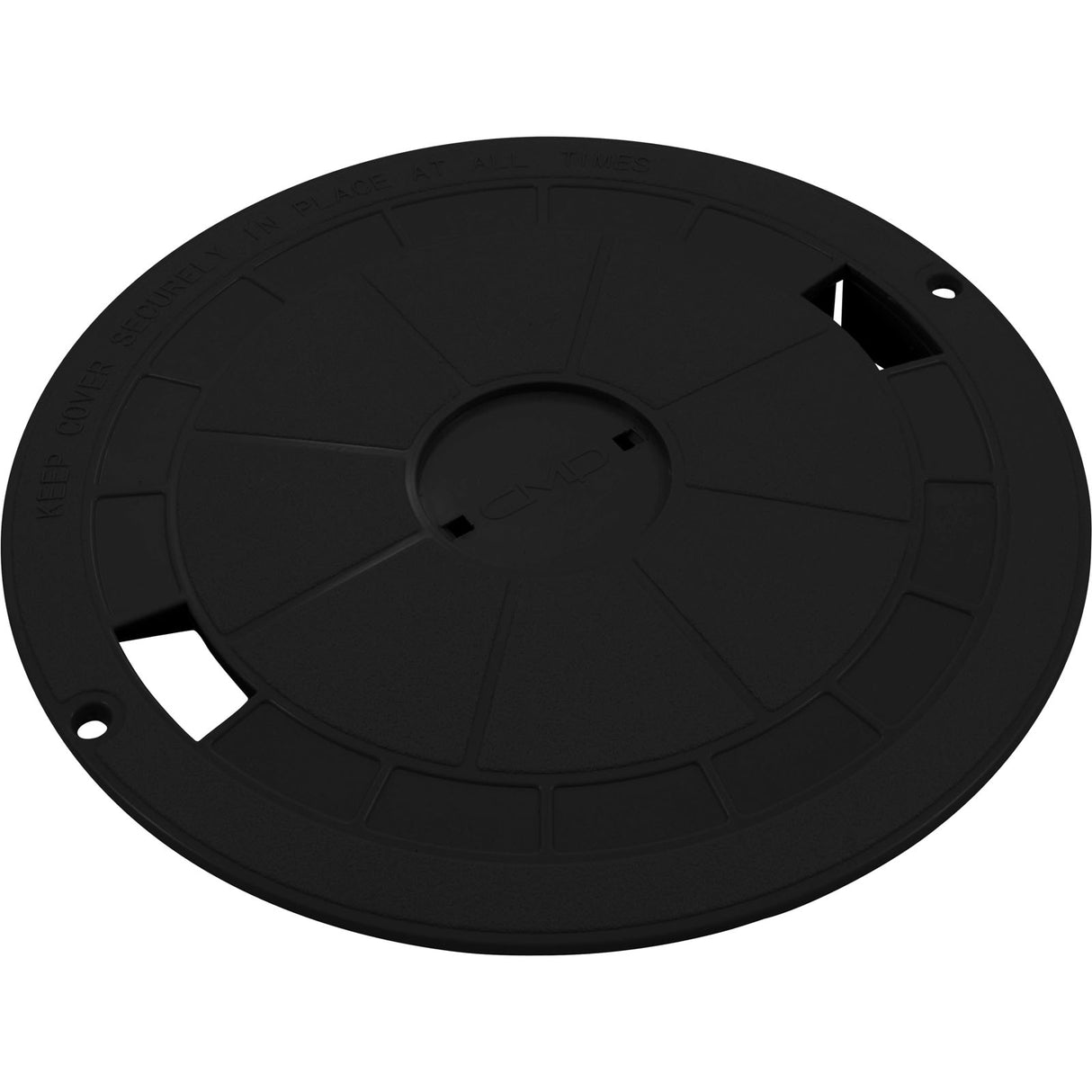 Skimmer Cover (Round) Black : 25544-004-000 - Custom Molded Products - 849640009741 - PartsForSpas.com