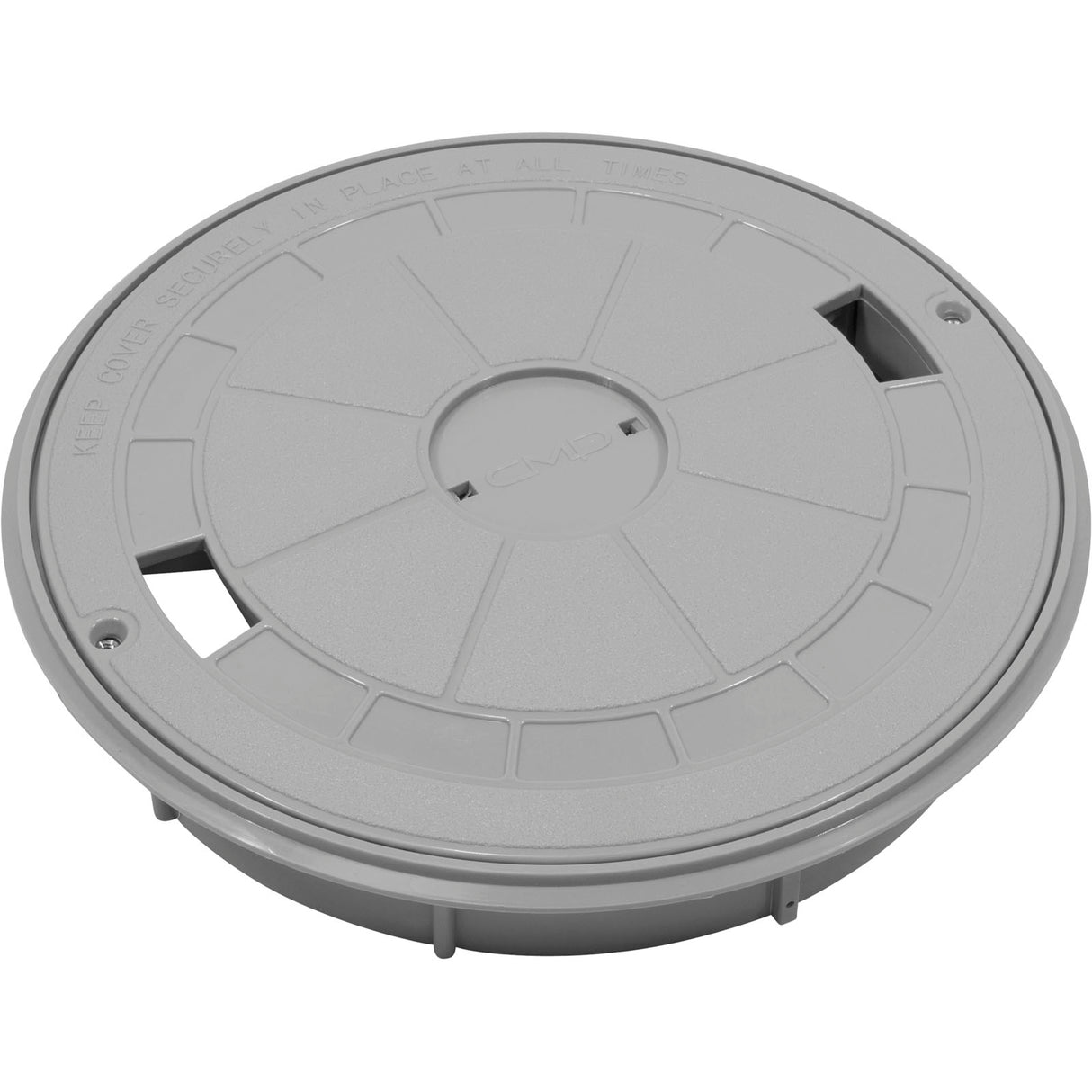 Skimmer Cover And Collar (Round) Gray : 25544-901-000 - Custom Molded Products - 849640009857 - PartsForSpas.com