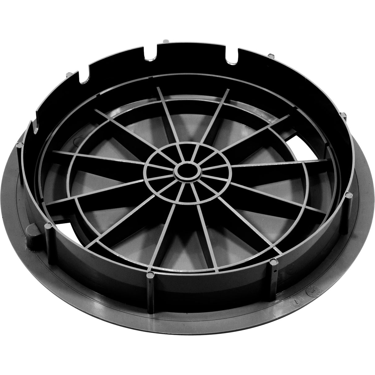 Skimmer Cover And Collar (Round) Black : 25544-904-000 - Custom Molded Products - 849640009864 - PartsForSpas.com