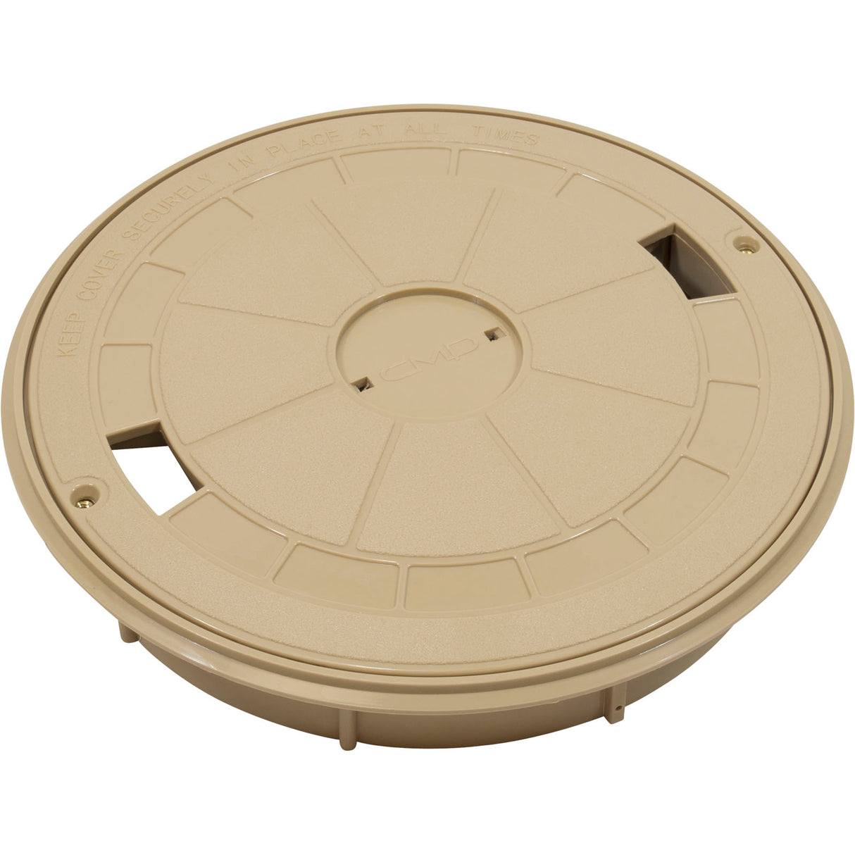 Skimmer Cover And Collar (Round) Tan : 25544-919-000 - Custom Molded Products - 25544-919-000 - PartsForSpas.com