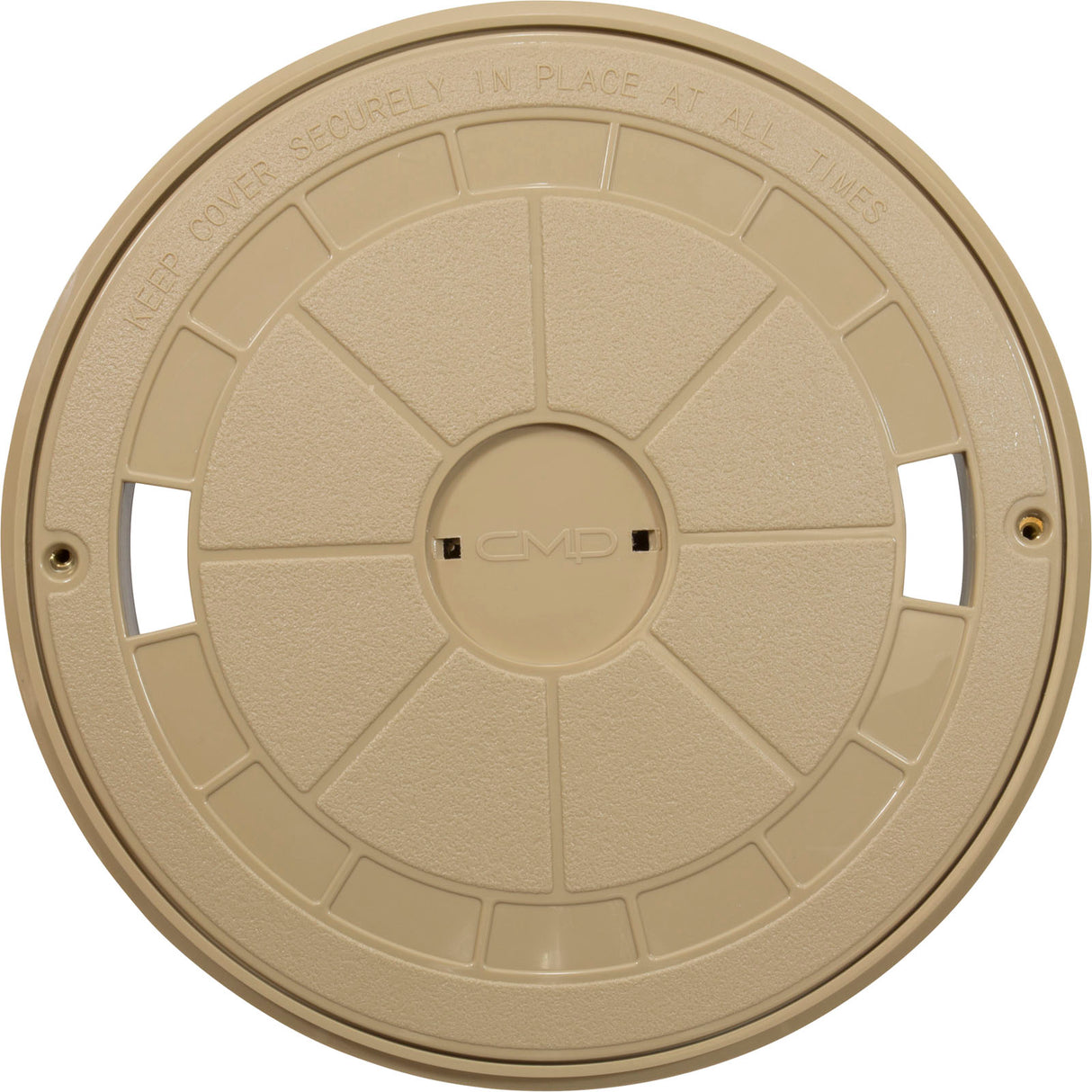 Skimmer Cover And Collar (Round) Tan : 25544-919-000 - Custom Molded Products - 25544-919-000 - PartsForSpas.com