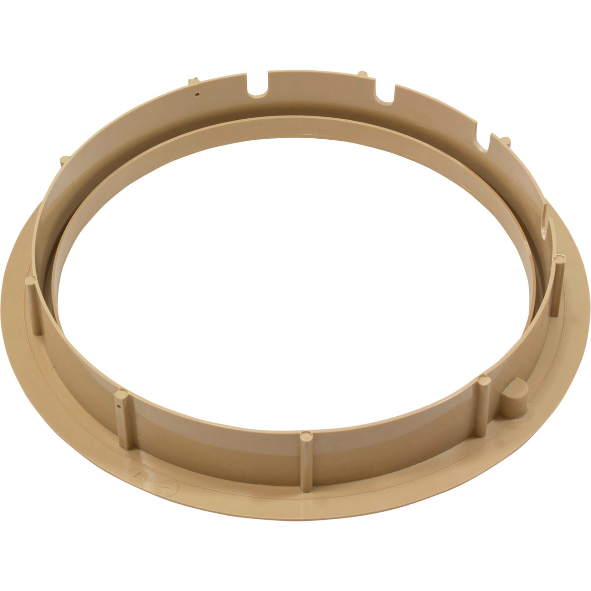 Skimmer Cvr Collar, Round, Tan : 25547-019-000 - Custom Molded Products - 849640010099 - PartsForSpas.com