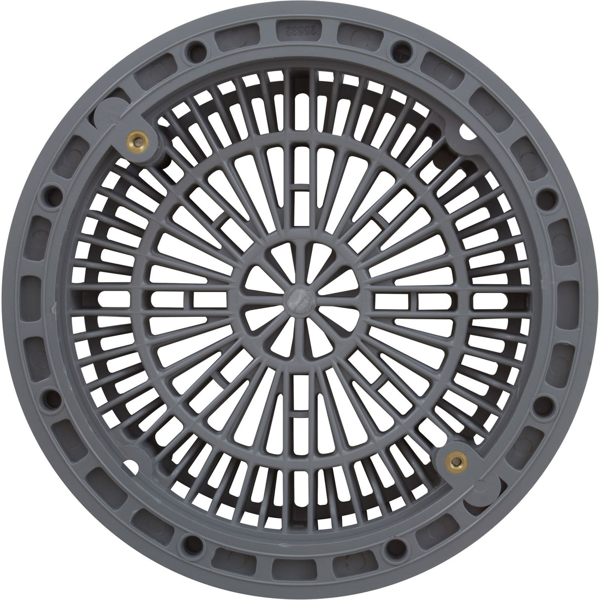 Vinyl Liner Pool Main Drain Ring, 8" Galaxy Lid (Gray) : 25548-001-000