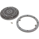 Vinyl Liner Pool Main Drain Ring, 8" Galaxy Lid (Gray) : 25548-001-000