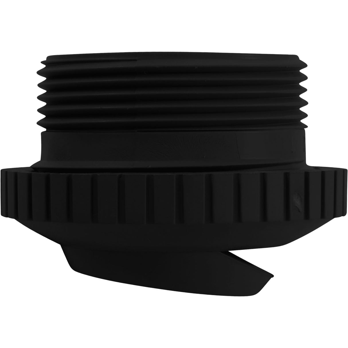 Dir Flow Outlet (1/2" Mip, Slottedted) Black : 25552-004-000