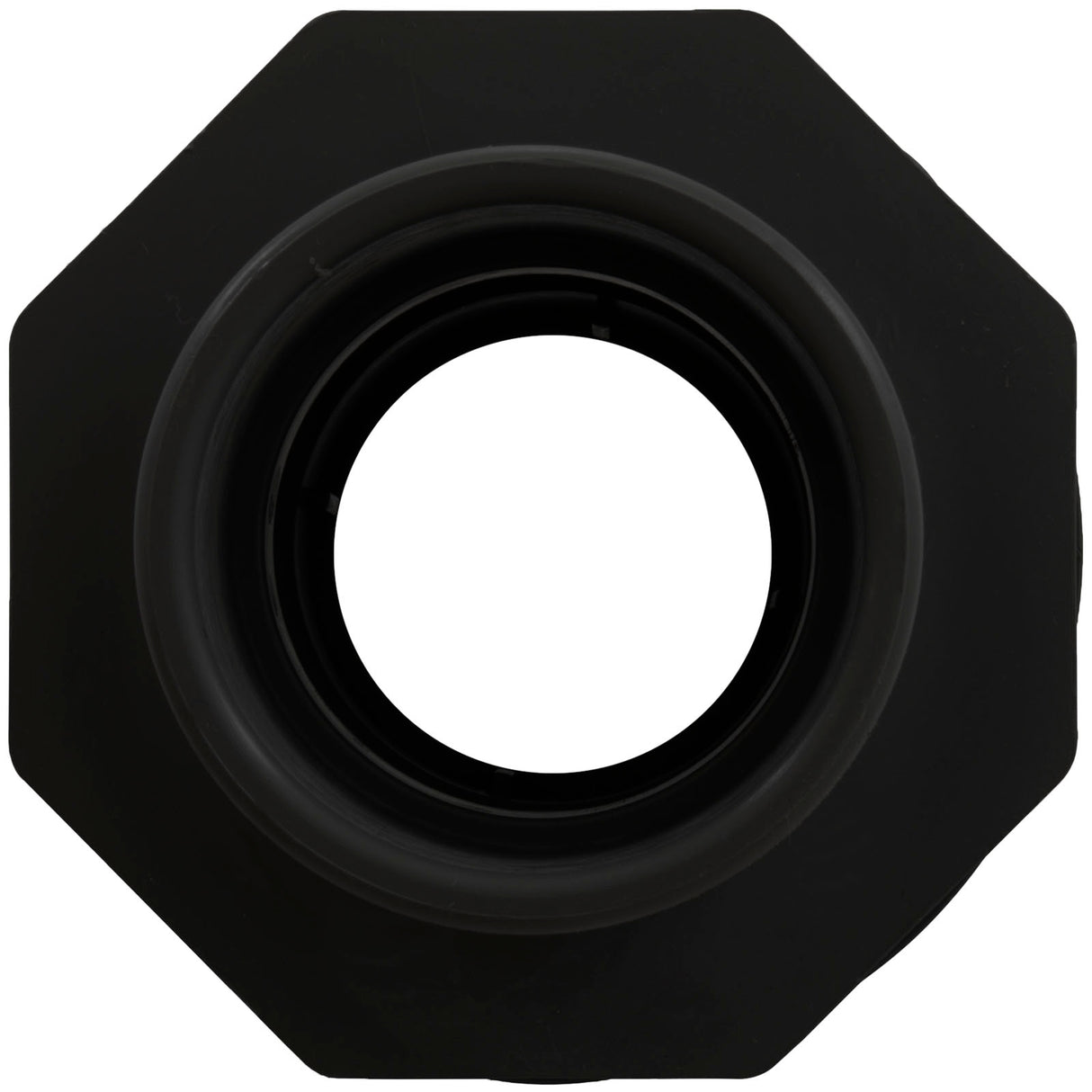 Flush Mount Return Fitting Black : 25555-004-000