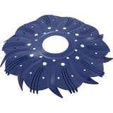 Bda Cleaner Finned Disk, Blue : 25563-809-000 - Custom Molded Products - 25563-809-000 - PartsForSpas.com