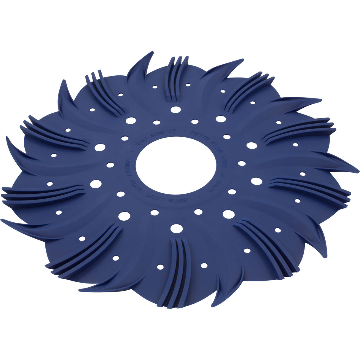 Bda Cleaner Finned Disk, Blue : 25563-809-000 - Custom Molded Products - 25563-809-000 - PartsForSpas.com