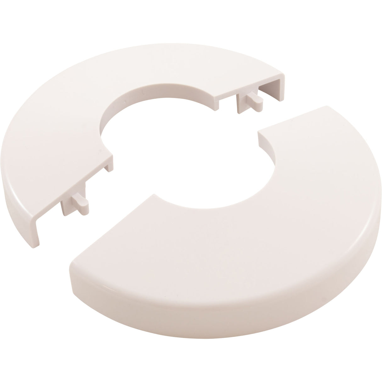 Pool Ladder Escutcheon, Clip On, White : 25572-200-000 - Custom Molded Products - 25572-200-000 - PartsForSpas.com