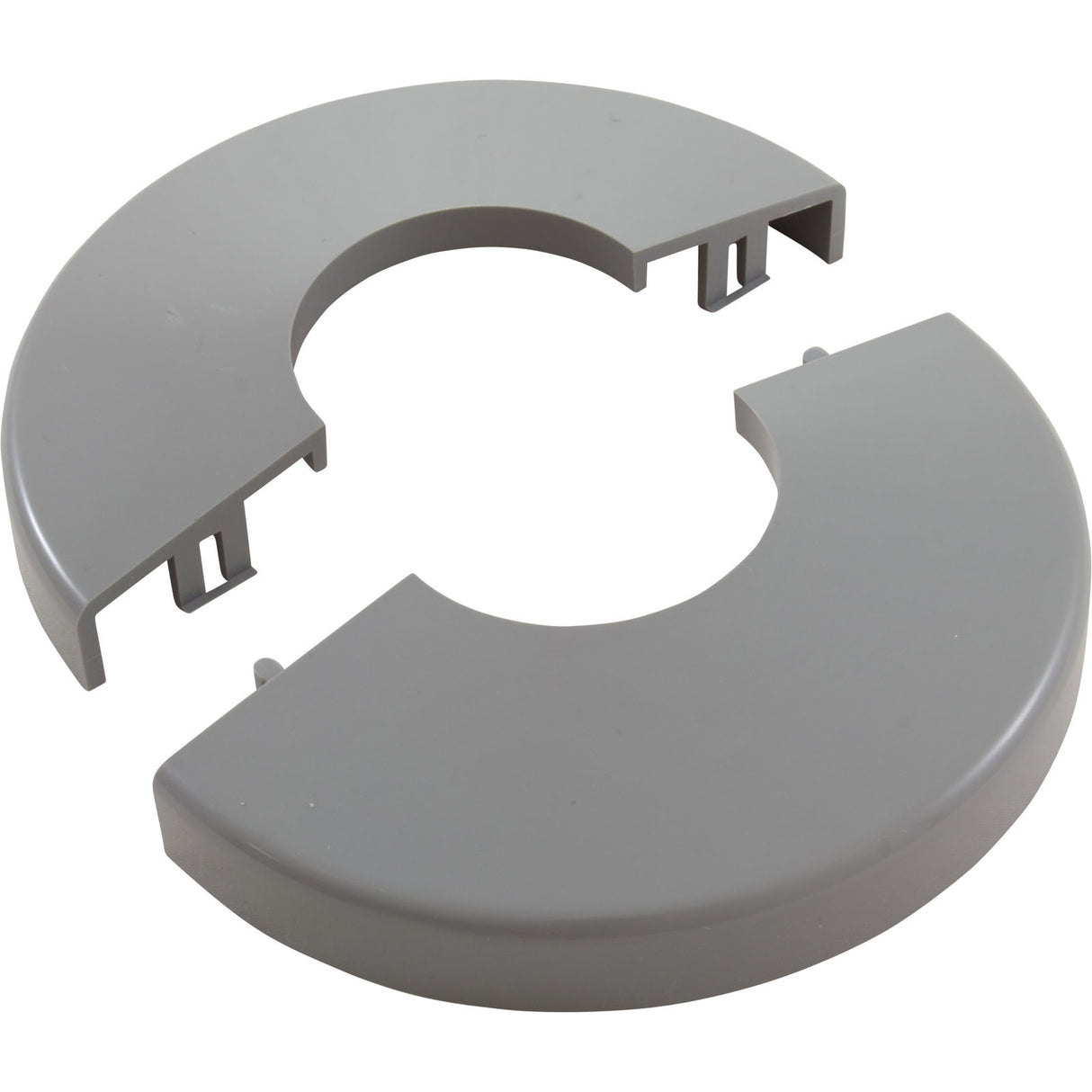 Pool Ladder Escutcheon, Clip On, Gray : 25572-201-000 - Custom Molded Products - 25572-201-000 - PartsForSpas.com