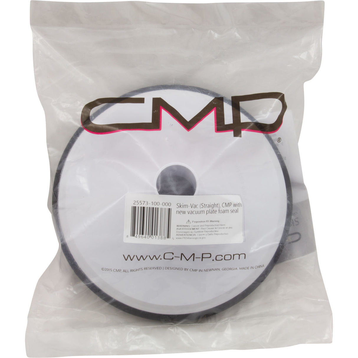 Skim-Vac (Straight) , Cmp With New Vacuum Plate Foam Seal : 25573-100-000 - Custom Molded Products - 25573-100-000 - PartsForSpas.com