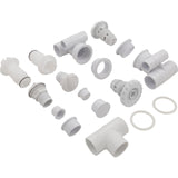 Step Jet Kit, 2 Jet Dir, White : 25591-910-000 - Custom Molded Products - 849640016701 - PartsForSpas.com