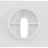 Deck Jet (J-Style) Square Cover White : 25597-000-120