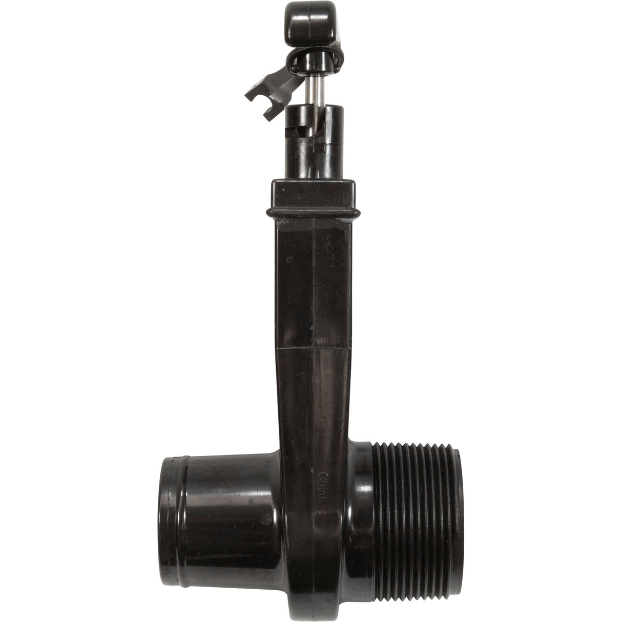 Slice Valve, 1.5In Mip X 1.5In Hose Adapter, Black : 25856-154-000 - Custom Molded Products - 25856-154-000 - PartsForSpas.com