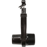 Slice Valve, 1.5In Mip X 1.5In Hose Adapter, Black : 25856-154-000 - Custom Molded Products - 25856-154-000 - PartsForSpas.com