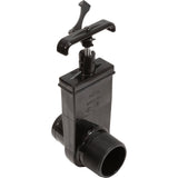 Slice Valve, 1.5In Mip X 1.5In Hose Adapter, Black : 25856-154-000 - Custom Molded Products - 25856-154-000 - PartsForSpas.com