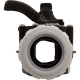 Diverter Valve, 2In Unions, 2-Way, Black : 25922-204-000 - Custom Molded Products - 25922-204-000 - PartsForSpas.com
