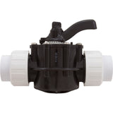 Diverter Valve, 1.5In Unions, 3-Way, Black : 25923-154-000 - Custom Molded Products - 25923-154-000 - PartsForSpas.com