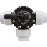 Diverter Valve, 1.5In Unions, 3-Way, Black : 25923-154-000 - Custom Molded Products - 25923-154-000 - PartsForSpas.com