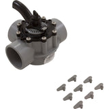 Diverter Valve, 2In S X 2.5In Sp, 3-Way, Gray : 25933-201-000 - Custom Molded Products - 25933-201-000 - PartsForSpas.com