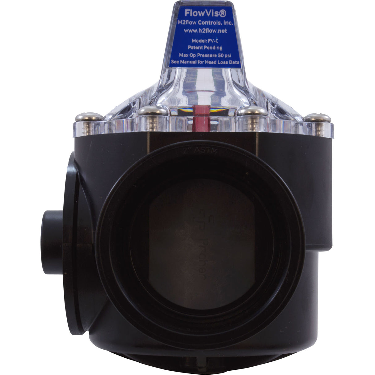 Flow Meter/Check Valve, FlowVis, 1-1/2”s : FV-C-15