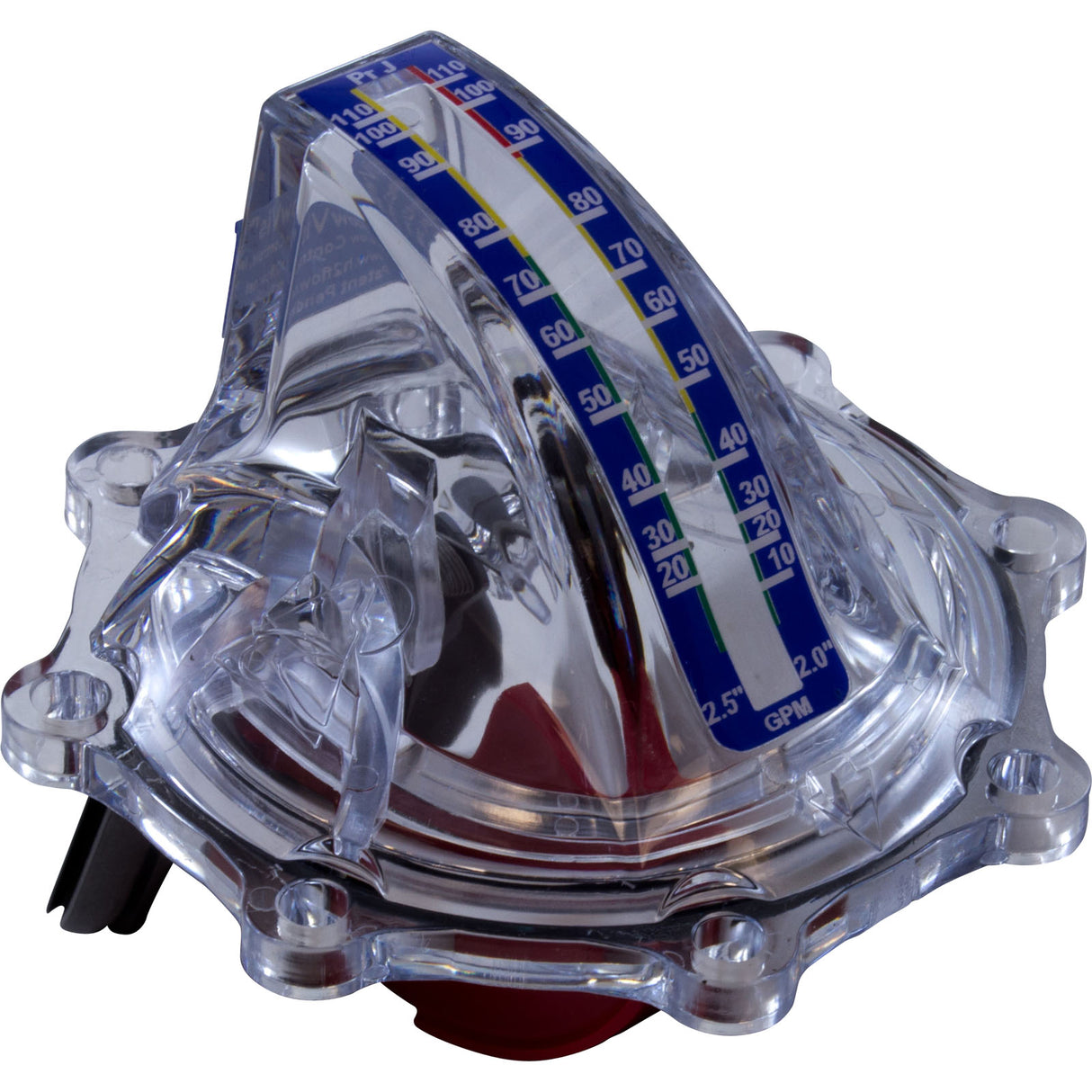 Flow Meter/Check Valve, FlowVis, Jandy/Praher Retro-Fit : FVJ-R-15 - H2Flow - 850052329112 - PartsForSpas.com