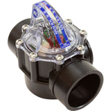 Flow Meter/Check Valve, FlowVis, 2”-2-1/2”spg W/ Safety Flappr : FV-C-S - H2Flow Controls Inc - FV-C-S - PartsForSpas.com