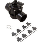 Diverter Valve, Jandy Neverlube, 2 Port, 2-1/2"s x 3"spg : 4718