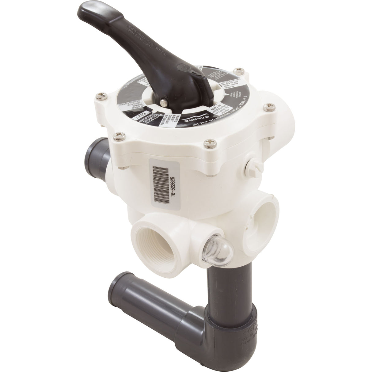 Multiport Valve, Sta-Rite Pentair 1-1/2" Side Mount, 6 Pos : 18202-0150H - StaRite/Pentair - 18202-0150H - PartsForSpas.com