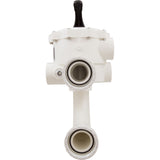 Multiport Valve, Pent System 3 DE, 2" ABS, w/Unions, 6 Pos : 18201-0300 - Pentair - 022315303188 - PartsForSpas.com
