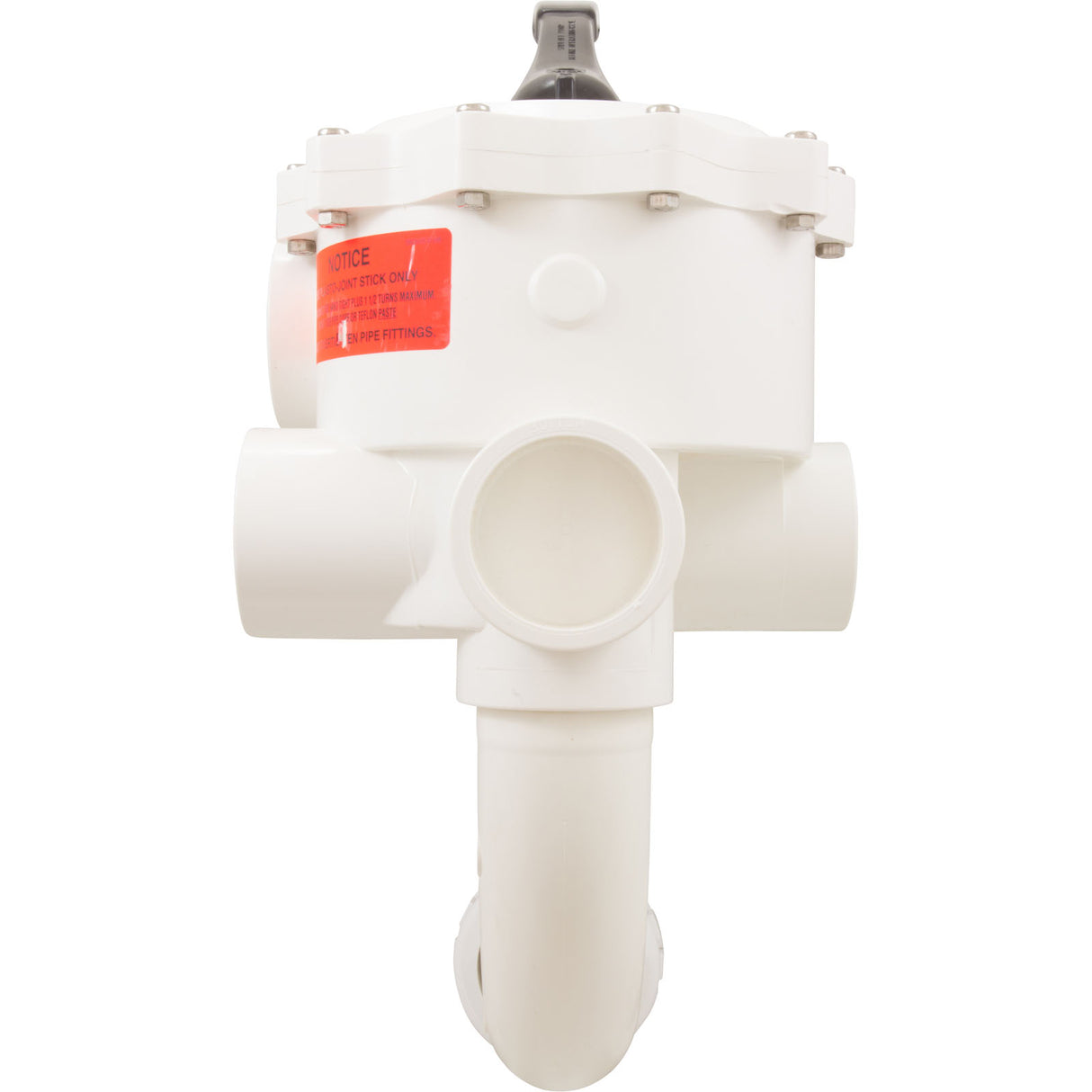 Multiport Valve, Pent System 3 DE, 2" ABS, w/Unions, 6 Pos : 18201-0300 - Pentair - 022315303188 - PartsForSpas.com
