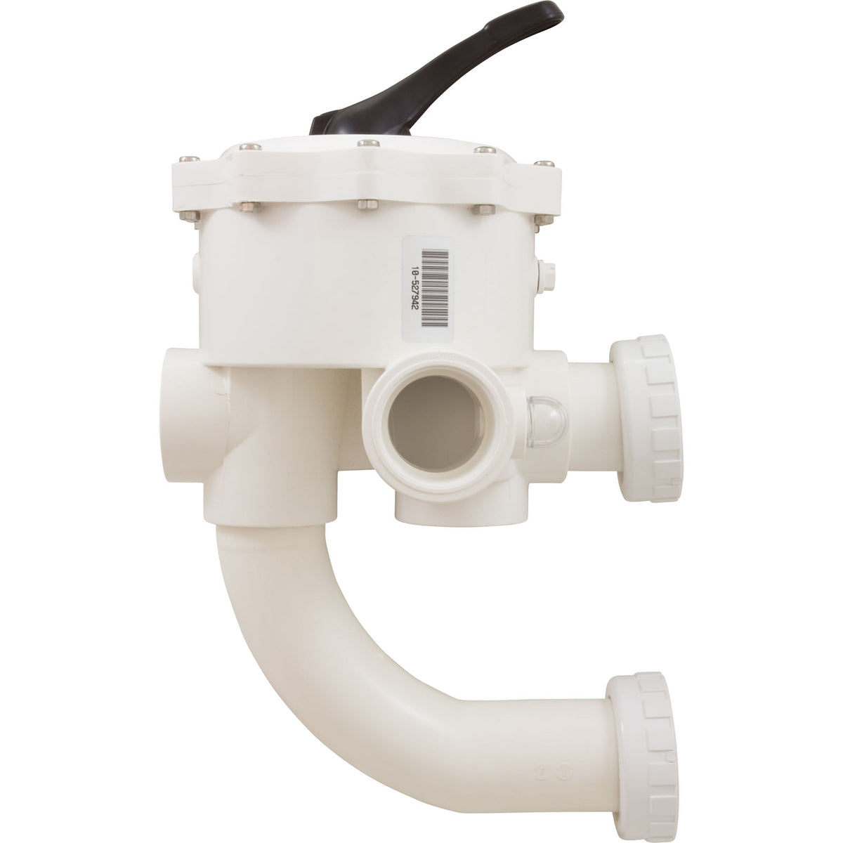 Multiport Valve, Pent System 3 DE, 2" ABS, w/Unions, 6 Pos : 18201-0300 - Pentair - 022315303188 - PartsForSpas.com