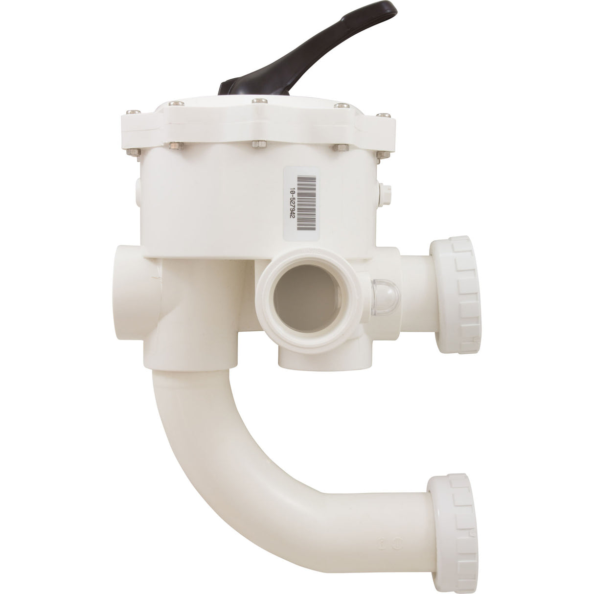Multiport Valve, Pent System 3 DE, 2" ABS, w/Unions, 6 Pos : 18201-0300 - Pentair - 022315303188 - PartsForSpas.com