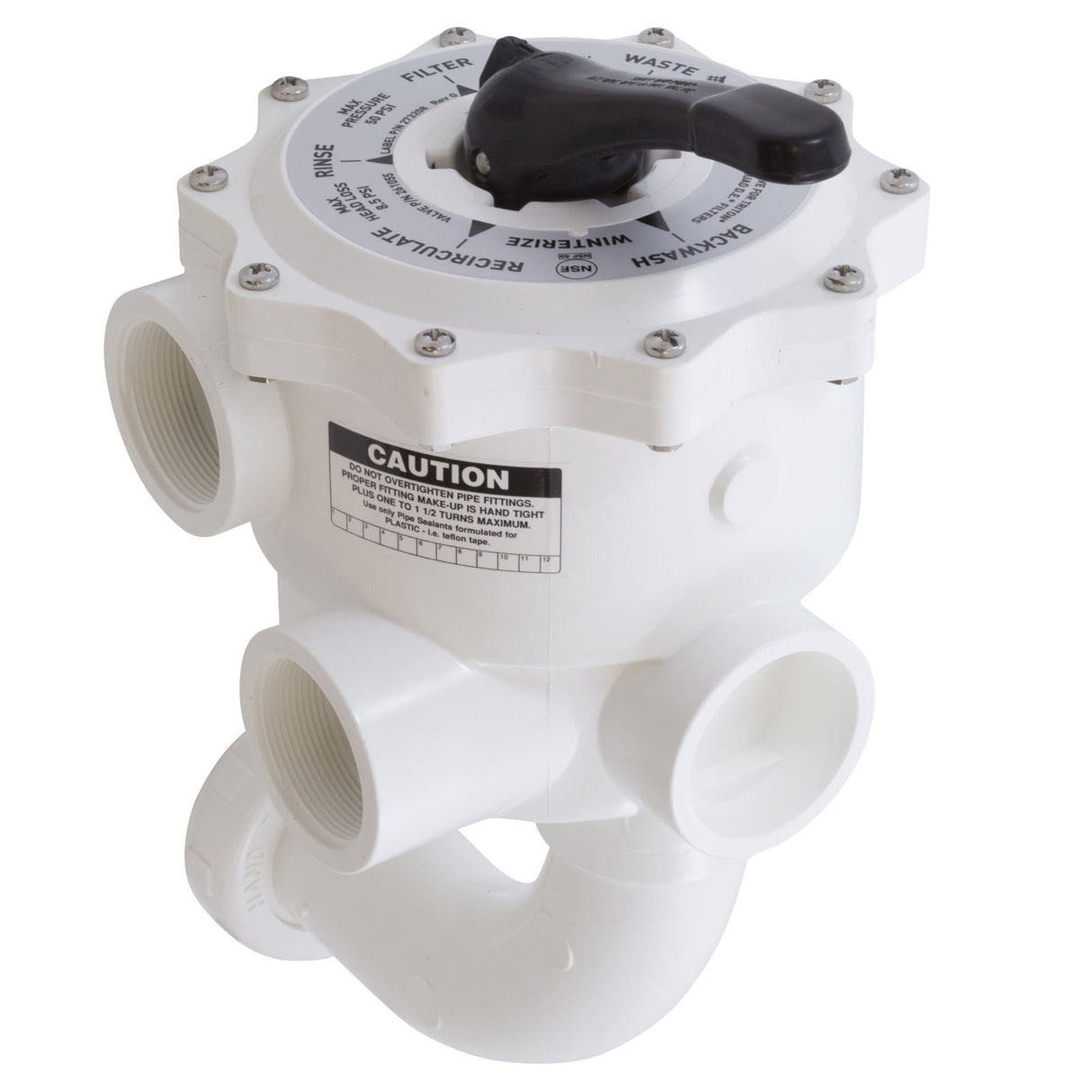 Multiport Valve, American Products/Pentair, 2" Thd, 6 Pos : 261055 - American Products/Pentair - 788379674366 - PartsForSpas.com