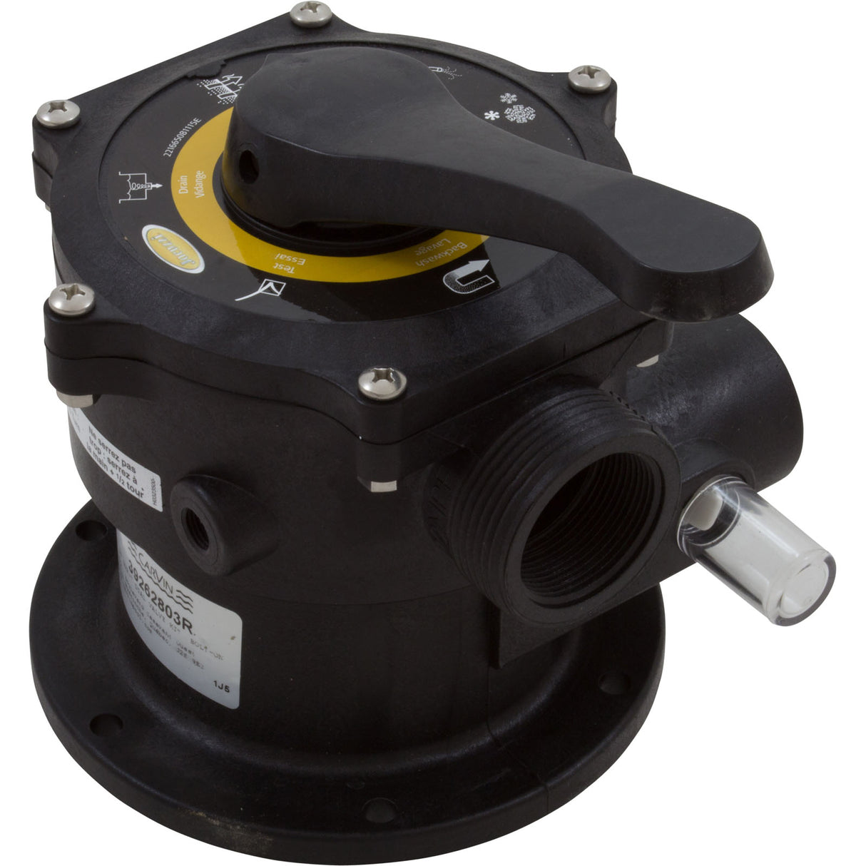 Multiport Valve, Carvin DVK7, 1-1/2", 7 Pos, Bolt : 39-2628-03-R - Carvin - 39-2628-03-R - PartsForSpas.com