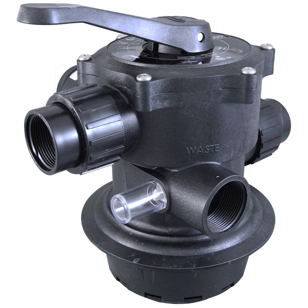 Multiport Valve, Carvin DVK7C, 1-1/2", 7 Pos, Clamp, New Style : 39263035K - Carvin - 39263035K - PartsForSpas.com