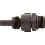 Check Valve, Mazzei C83, 1/2"mpt x 3/8"b, PVDF : C83-PVDF - Mazzei - C83-PVDF - PartsForSpas.com