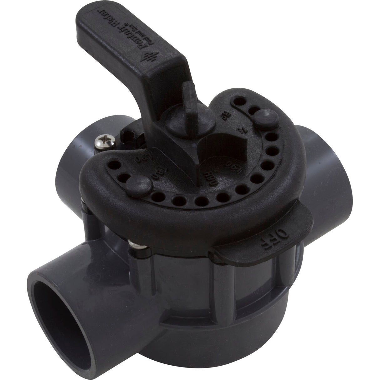 Diverter Valve, Pentair, 2" Spigot x 1-1/2" Slip, 3 Way : 263037 - PacFab/Pentair - 788379644345 - PartsForSpas.com