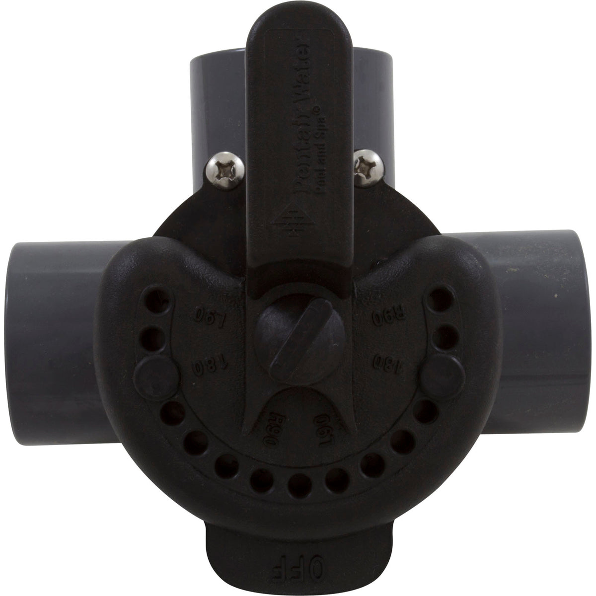 Diverter Valve, Pentair, 2" Spigot x 1-1/2" Slip, 3 Way : 263037