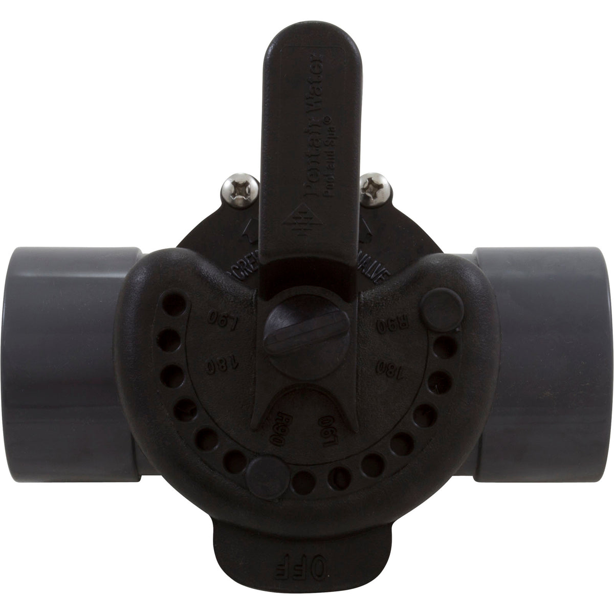 Diverter Valve, Pentair, 2-1/2" Spigot x 2" Slip, 2 Way : 263029